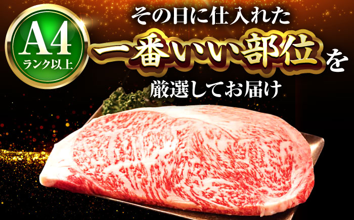 【A4～A5】博多和牛 サーロインステーキ 250g(250g×1枚) 吉富町/株式会社MEAT PLUS [BGAB013]
