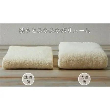 泉州タオル【日本製】甘撚りバスタオル　グレージュ3枚【1724540】
