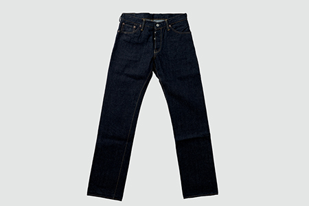 230P7634 秋田の拘りジーンズ「なまはげジーンズ」青鬼モデル(スリムストレート)32インチ 【配送日指定不可】