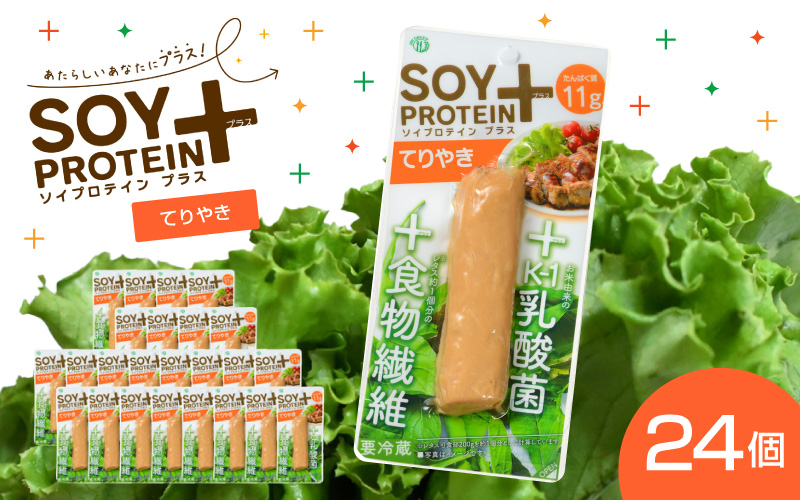 SOY PROTEIN＋ ソイプロテインプラス バータイプ 24個 / てりやき