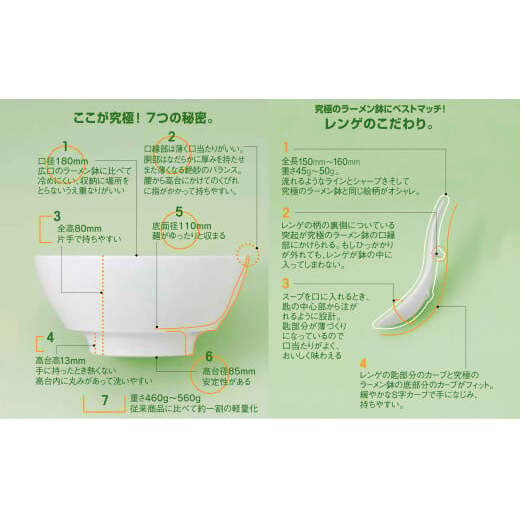 有田焼 究極のラーメン鉢 Colors ピンク（レンゲ付）まるぶん A15-257_イメージ3