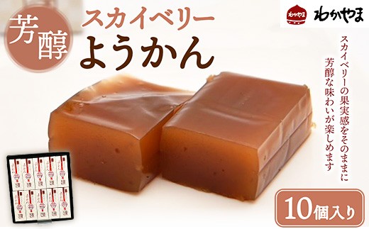 
            芳醇スカイベリーようかん ギフト 10個入り ※離島への配送不可
          