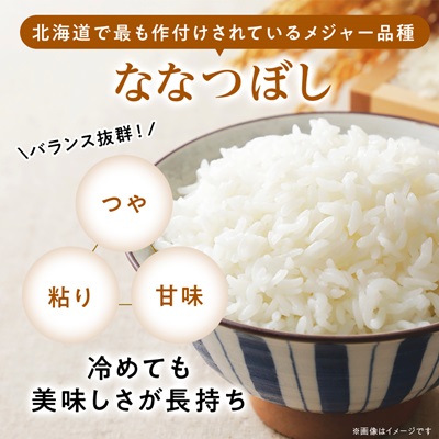 【令和7年産新米予約】 北海道産 ななつぼし 無洗米 10kg (5kg×2) <令和6年特A受賞>
