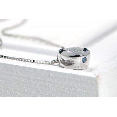 ふるさと納税 昭和町 【0.30ct】Pt900 馬蹄モチーフ Hカラー ダイヤモンドネックレス |  | 01