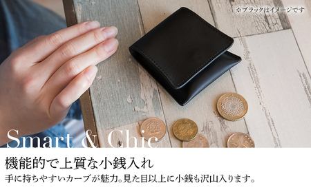 スライドコインケース(ヌメ革・ナチュラル）　BK115