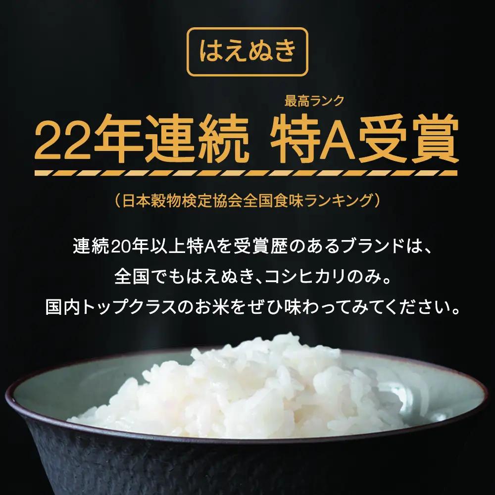 令和7年産 はえぬき 無洗米 10kg