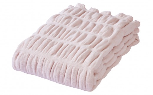 ハグウォームの掛け毛布　S（シングル）　ベビーピンク