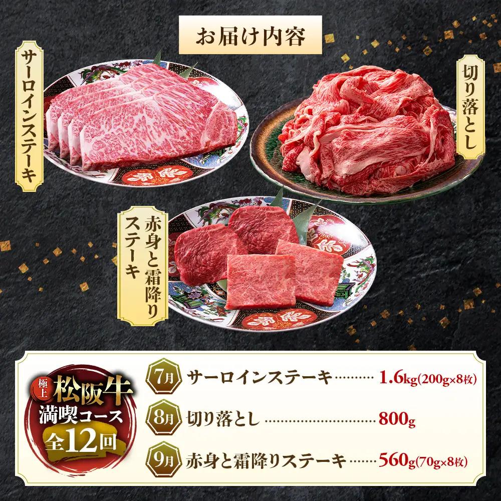 1月開始 松阪牛 プレミアム 定期便 12回 松坂牛
