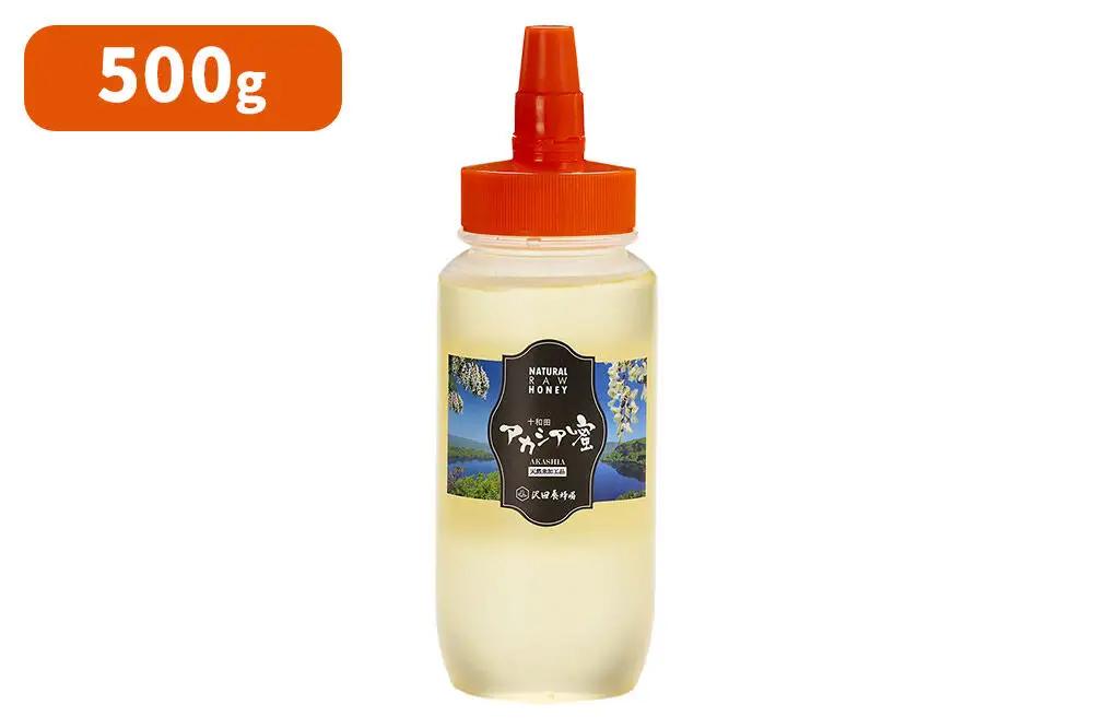 はちみつ 天然十和田 アカシア蜂蜜 500g+TASTING HONEY ひとくちはちみつ 岩蜜 8本セット
