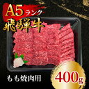 【ふるさと納税】飛騨牛5等級 もも焼肉用400g　FTA197【配送不可地域：離島】【1578225】