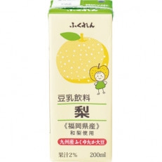 豆乳飲料 梨 200ml×24本入り 2ケース