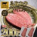 【ふるさと納税】鳥取和牛希少部位ステーキ「ミスジ」2枚(200g)　670 | 肉 お肉 にく 食品 鳥取県産 人気 おすすめ 送料無料 ギフト