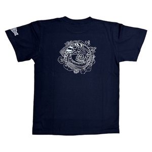 地域限定オリジナルデザインTシャツ（ネイビー・綿素材）男女兼用サイズ 【R01017】