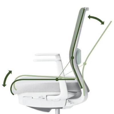 ふるさと納税 宮田村 コクヨチェアー　モネット(グレー)/ショルダーサポート・メッシュ・L型肘/カーペット用Wキャスター |  | 02