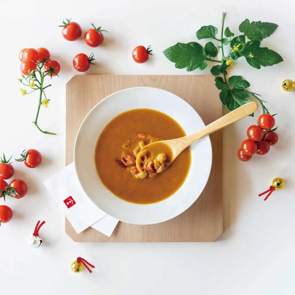 ミニトマトスープカレー「お宮の小鈴」(200g) 2個 / カレー レトルト レトルトカレー ミニトマト トマト スープカレー とまと / 諫早市 / 宮下農園[AHCG030]