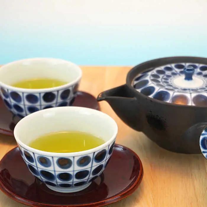 【波佐見焼】割水玉 茶器セット 湯飲み 急須 ティーポット 陶器 食器 皿 【岩永製陶】 [ZD20] 波佐見焼