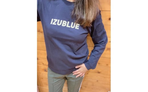 IZUBLUE　ロングTシャツ（ネイビーL）　<5667712>