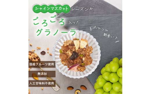 無添加 グラノーラ 食べ比べセット 60g×2袋 桃 柿 シャインマスカット ドライフルーツ入り【1575382】