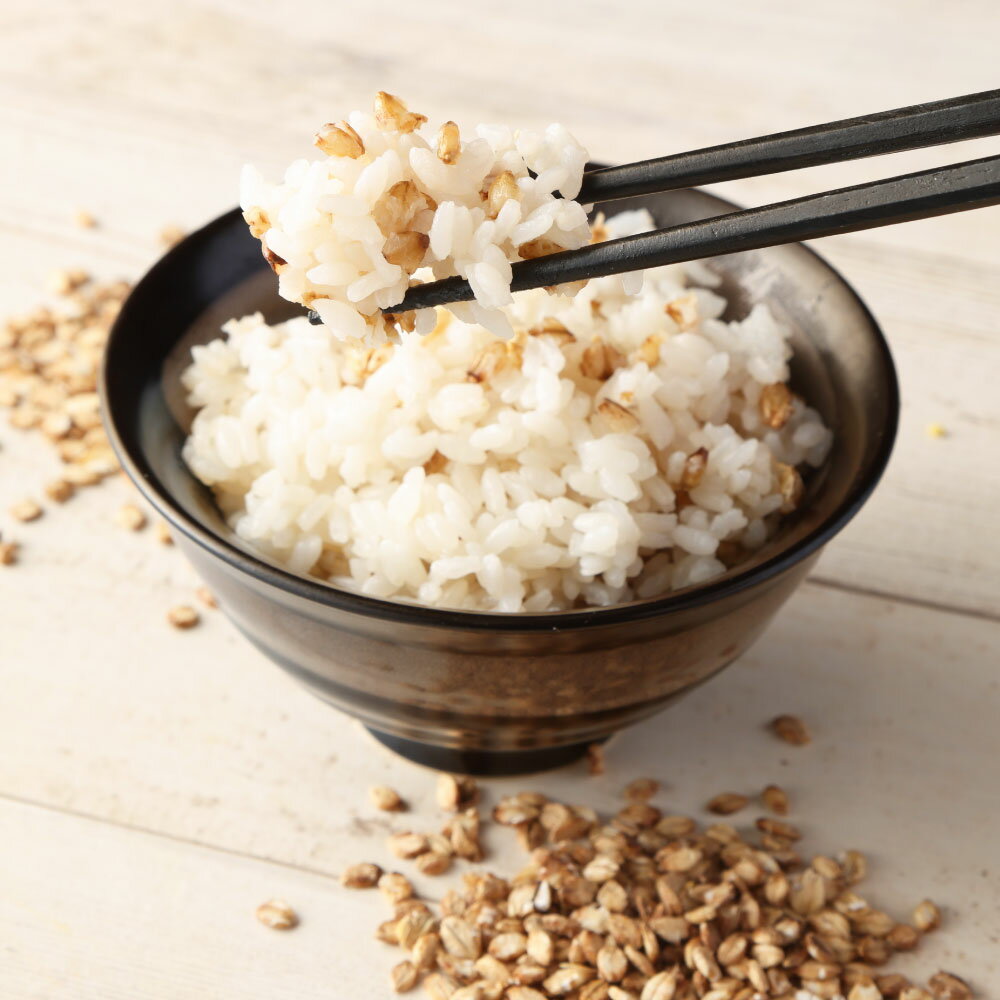 【ふるさと納税】食物繊維 たっぷり もち麦！皮付き 押し麦 350g 麦 とよはら農園 国産 熊本県産 熊本県 湯前町 送料無料