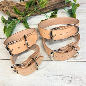 経年変化を楽しめる本革ベンズの犬・猫用首輪 (25mm幅) 小型/中型/大型 犬用首輪 猫用首輪 犬 猫 首輪 Mサイズ