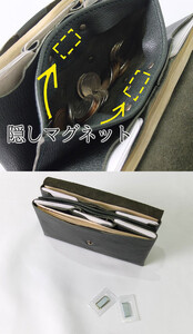 クラッチーノ ネクスト2　小型長財布（ターコイズブルー）