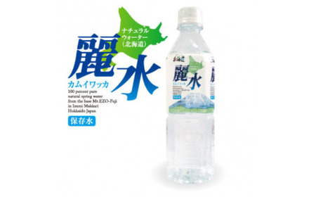 【全12回定期便】≪5年保存≫ 天然水 500ml×24本 [BPAI010] 水