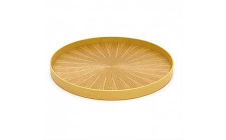 Round Rays Tray S タモ Ash  ｜トレー プレート お皿 皿 食器 インテリア