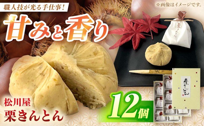 
                  栗きんとん【期間限定】松川屋の栗きんとん 12個入り（6個入り×2箱）栗 くり くりきんとん 秋季限定 秋 冷蔵配送 冷蔵 和菓子 スイーツ 岐阜県  白川町 / 松川屋 [AWAD002]
                