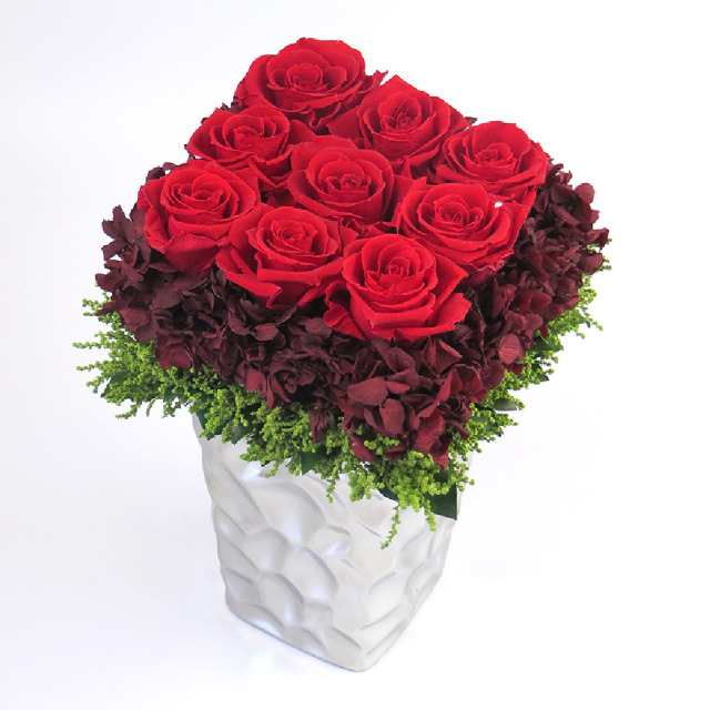 イタリアL 花 お花 プリザーブドフラワー ギフト プレゼント お祝い 誕生日 お供え アレンジ インテリア 東京都 墨田区【ブルー】