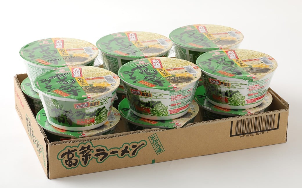 
            Ｍ248 九州産高菜ラーメンとんこつ味カップ 89g×12個×2ケース  豚骨ラーメン ラーメン 麺 スープ付き セット 簡単調理 常温保存 福岡県 糸田町
          