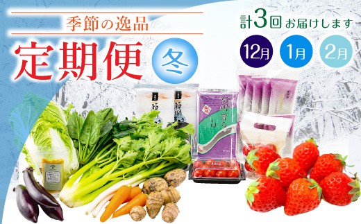 C4 【3回定期便】季節の逸品 冬
