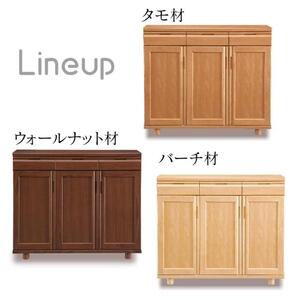 大川家具 シューズボックス やぐら1600Lバーチ 幅160cm  靴箱 収納【3材質】