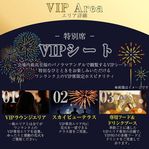 ＜VIPシート：代替品B＞万博夜空がアートになる日2024 鑑賞チケット(1枚・1名様分) 体験チケット 利用券 花火 花火大会 音楽 万博 万博公園 万博記念公園 クーポン【m62-01-B】【ディ