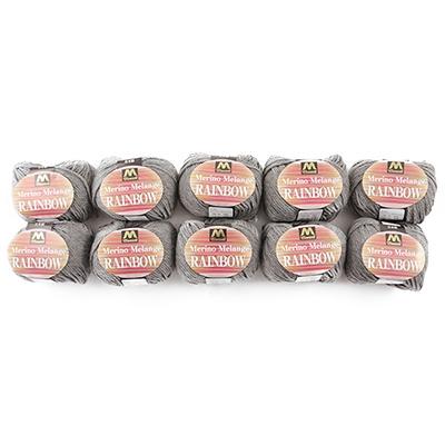 ふるさと納税 江南市 マンセルメリノメランジレインボウ(並太) 151番色(グレー) 10玉セット |  | 01