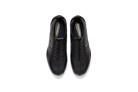 NEGRONI(ネグローニ) ドライビングシューズ イデアコルサ ネグローニレザー&カーボンファイバー（カラー：ブラック、サイズ：24.5cm）【041-002-1-2】