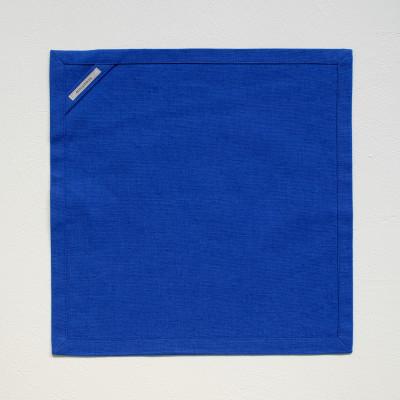 ふるさと納税 葛飾区 創業120年余!丸枡染色のblue/1プレート用正方形1枚　額縁ランチョンマット　東京葛飾区柴又 |  | 01