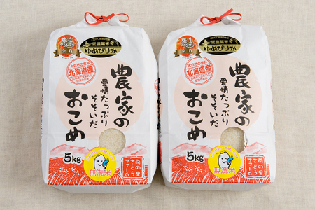 【6ヵ月定期便】北海道南るもい産　ゆめぴりか(無洗米)5kg×2袋 R011-047