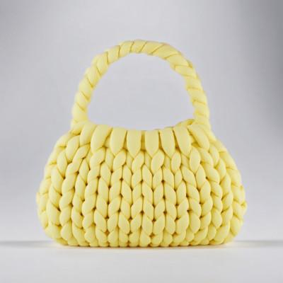 ふるさと納税 和泉市 ライトイエロークレセントバッグ