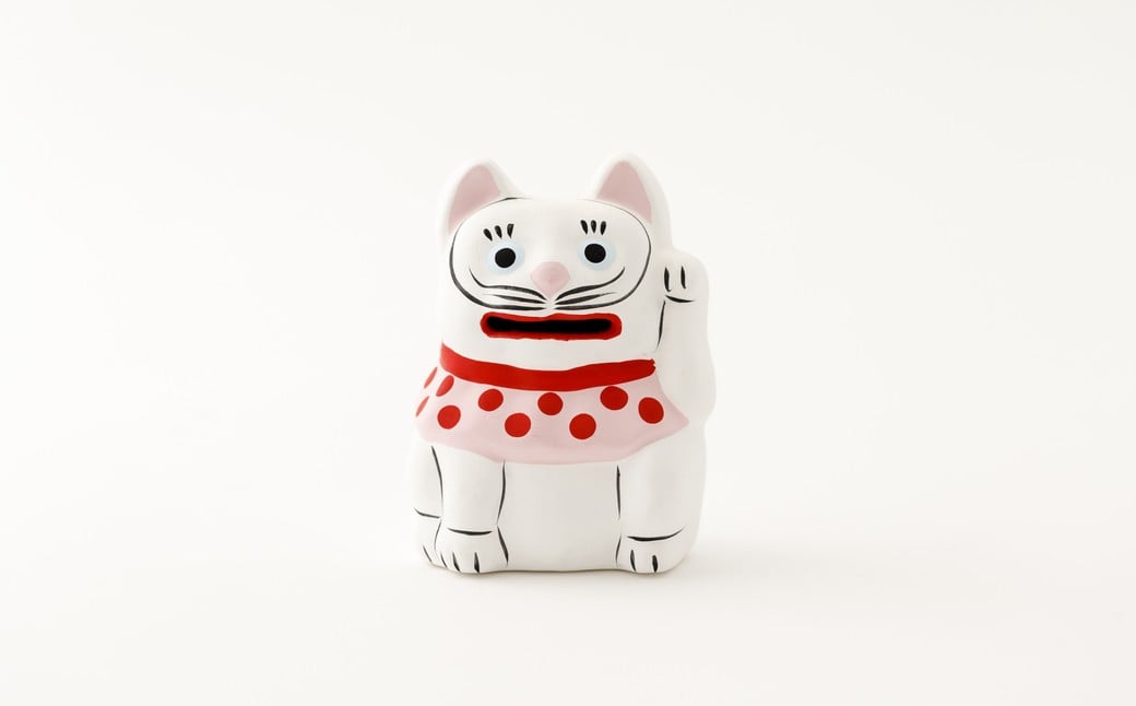 
            【江口人形店】弓野人形／猫貯金箱　※お好きな色をお選びください
          