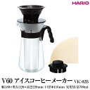 【ふるさと納税】＼レビューキャンペーン／HARIO V60 アイスコーヒーメーカー［VIC-02B］ ※離島への配送不可｜ハリオ 耐熱 ガラス キッチン 日用品 キッチン用品 日本製 おしゃれ かわいい 珈琲 アイスコーヒー 急冷式 コーヒーメーカー ドリップ ドリッパー V型 _FI31