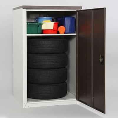 ふるさと納税 三条市 倉庫 物置 便利 扉式タイヤ収納庫 132cm  [グリーンライフ]【078P004】