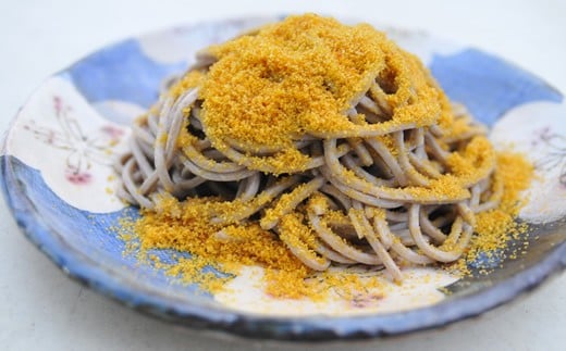 調理例 お蕎麦にかけて