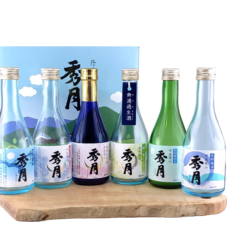 
            「秀月」蔵元飲み比べ６本セット(冬季限定)　日本酒 お酒 飲みくらべ のみ比べ 飲みやすい 和食 洋食
          