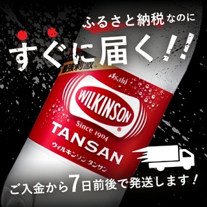 【炭酸水】ウィルキンソン　タンサン　PET500ml×2箱(48本入り) アサヒ 強炭酸水 炭酸 水 炭酸水ウィルキンソン
