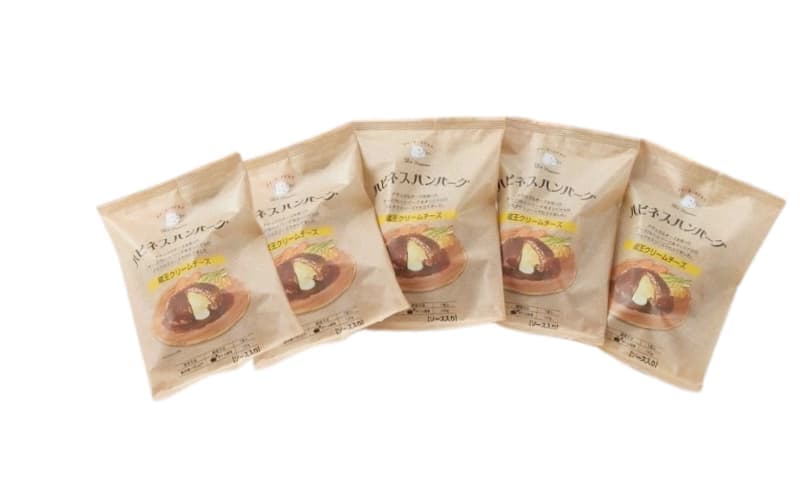 ハピネスハンバーグ　蔵王クリームチーズ　155ｇ(固形量110ｇ)×5個【daif004】