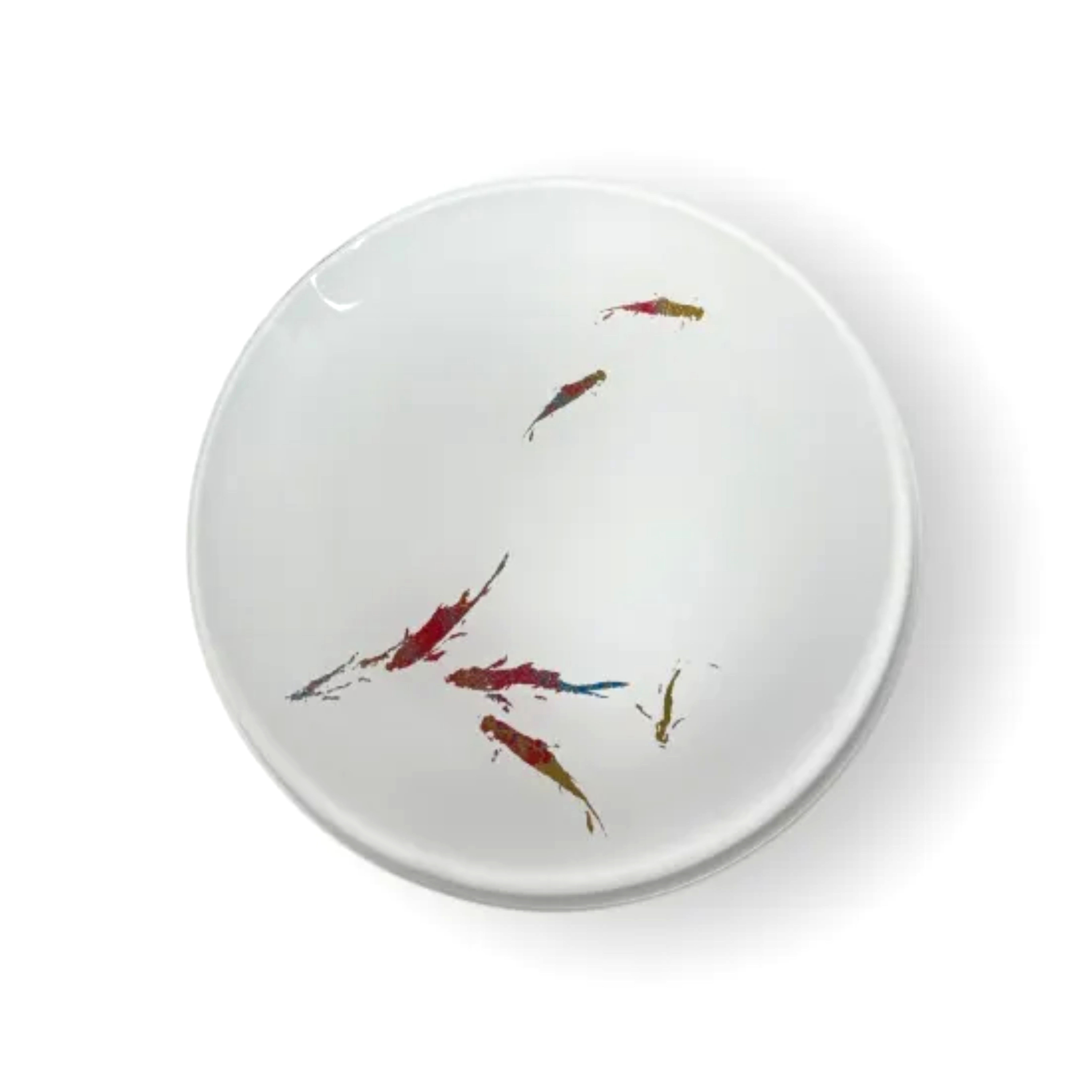 丸小皿 鯉 純白 ［NF265］ 303446_CU90099VC02