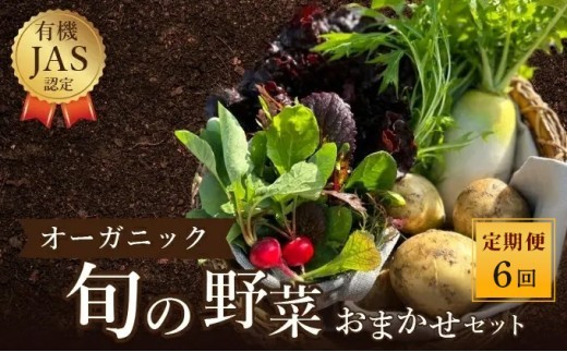 野菜 定期便 詰め合わせ セット よしむら農園 オーガニック おまかせ野菜セット 6回 おまかせ 旬 旬の野菜 ビタミン 栄養 健康 栄養バランス 一人暮らし 野菜炒め 無添加 旬 有機栽培 JAS 