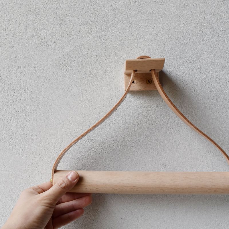 Teha’amana Towel holder テハマナ タオルホルダー ブナ ナチュラル 革 皮 雑貨 おしゃれ レザー 本革 こだわりの逸品 地域特産品 ギフト 自分用 人気 おすすめ