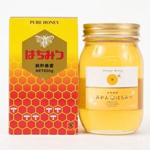 みかん王国和歌山県の下津で採れたみかん純粋国産みかんはちみつ600g【日高町】【1217626】