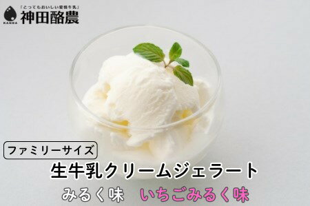 【ふるさと納税】生牛乳クリームジェラート ギフトボックス アイス アイスクリーム ジェラート ミルク いちご スイーツ